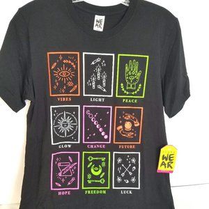 Zumba Tarot Cards Tee, Bold Black, XS/S size